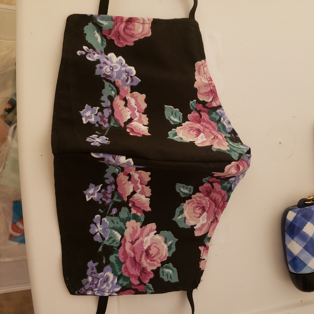 Flower print Handmade Face Mask